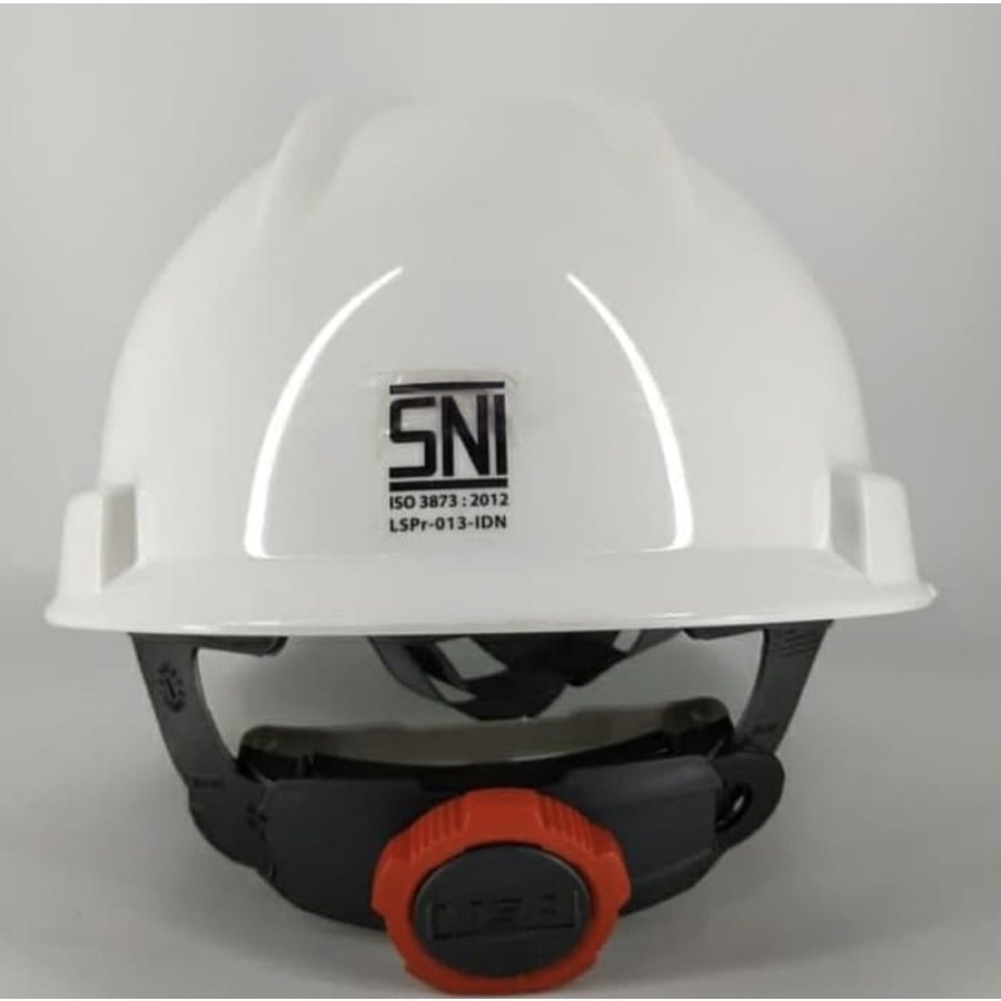 Helm MSA + Fastrack +Tali Dagu Karet / helm proyek msa fast track
