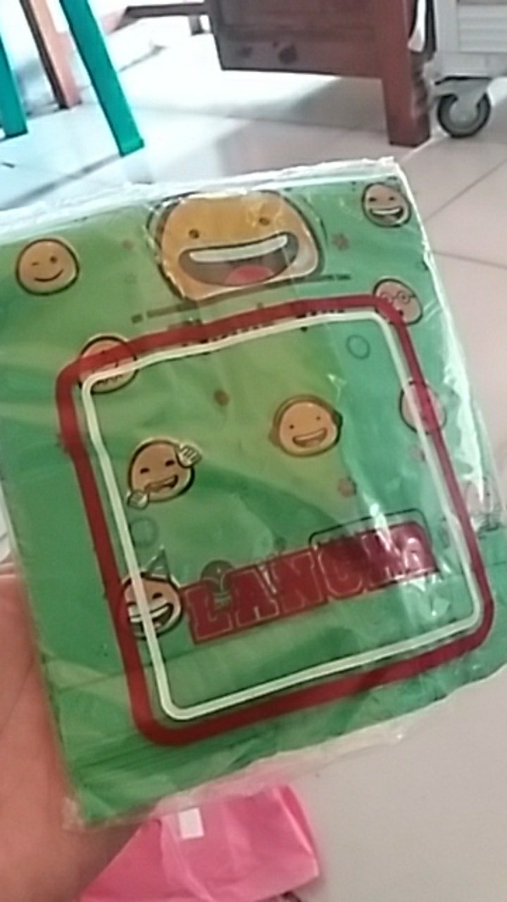 [50pcs] Plastik Packing Olshop Kantong Kresek Ramah Lingkungan Motif Smile 15x31 Cm