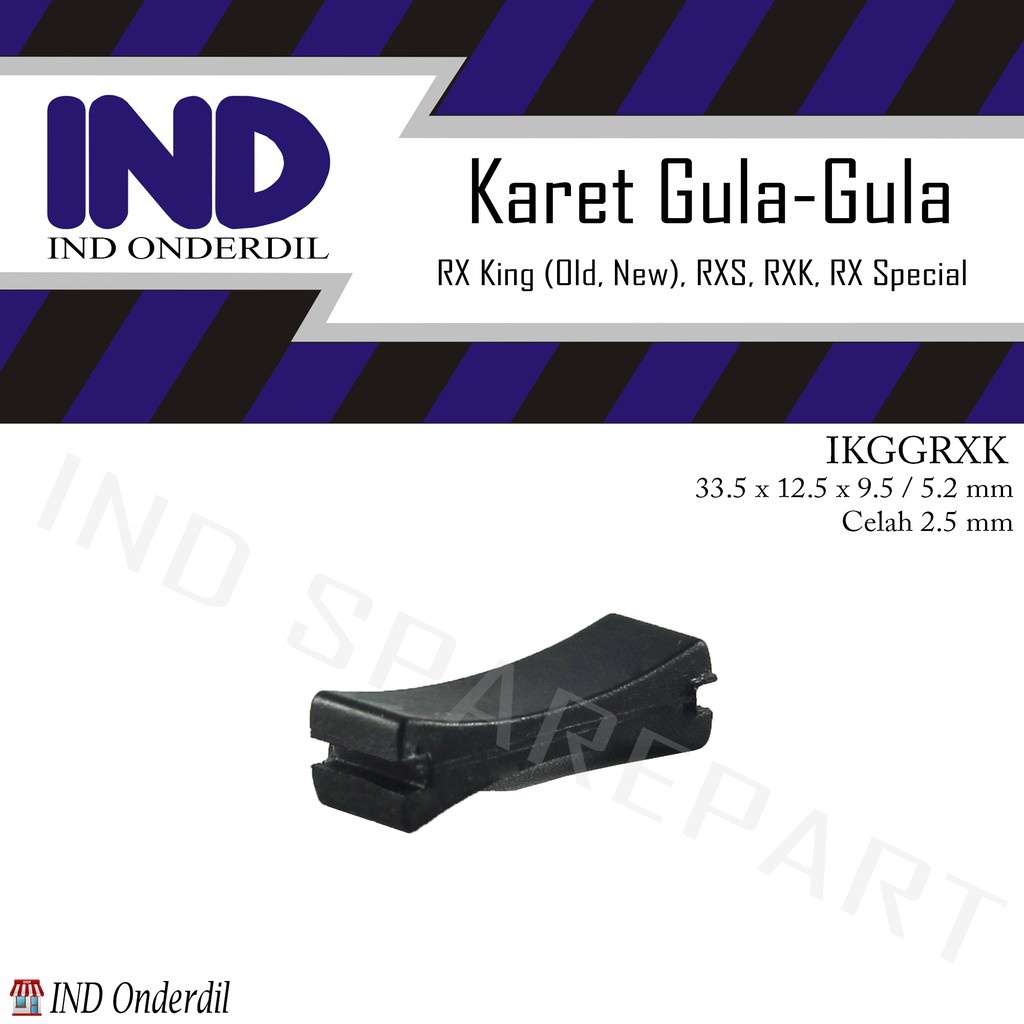 Karet Gula/Gula Tutup/Peredam Block-Blok/Bak Magnet RX King/RXKing New