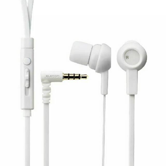 Elecom In-Ear Stereo Headset Colorful Fruit Series white