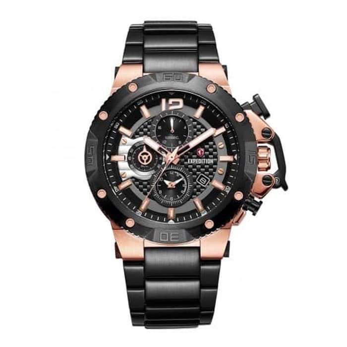 Expedition E 6751 M Chronograph [Black/Rosegold]