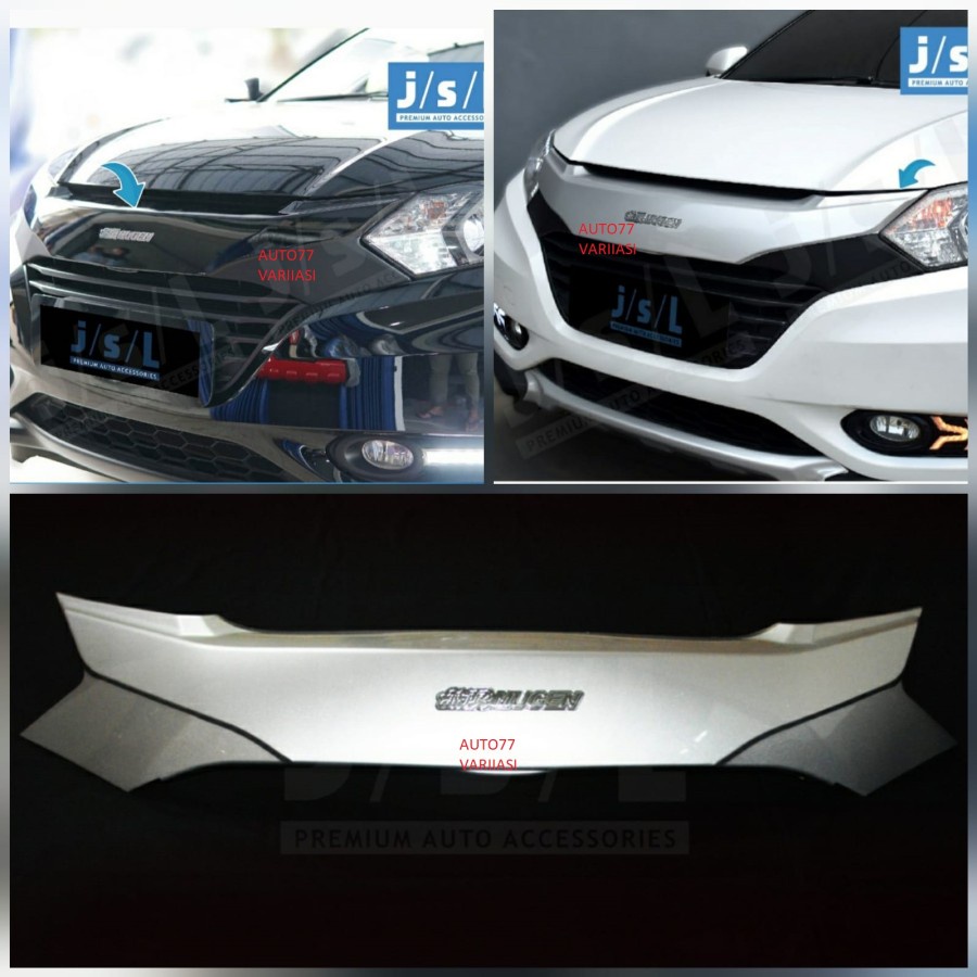 Grill Depan Front Grille HRV Mugen Silver Hitam