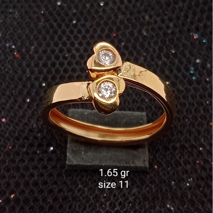 Cincin Emas 17K - 1.65 gr Kadar 750 - 1477