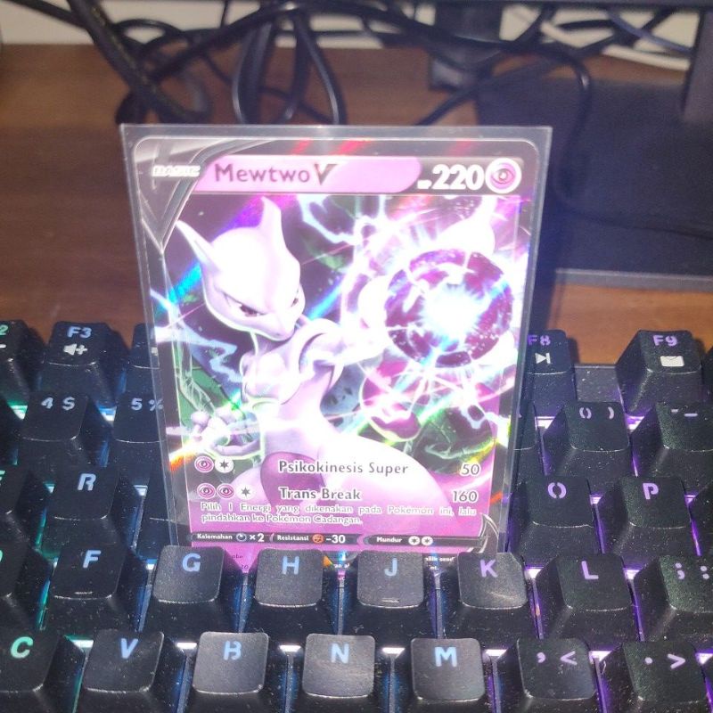 Mewtwo V RR 030/071 - S10b Pokemon TCG Indonesia