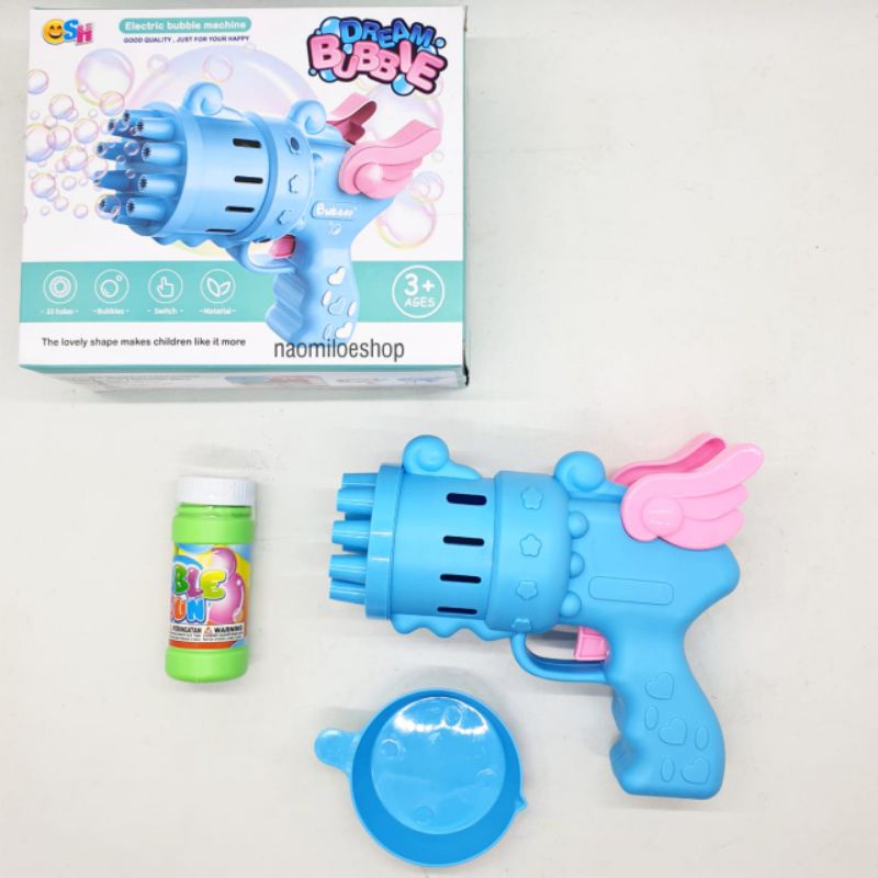 Mainan Bubble Gun Angel Dream (bonus baterai 3 pcs)