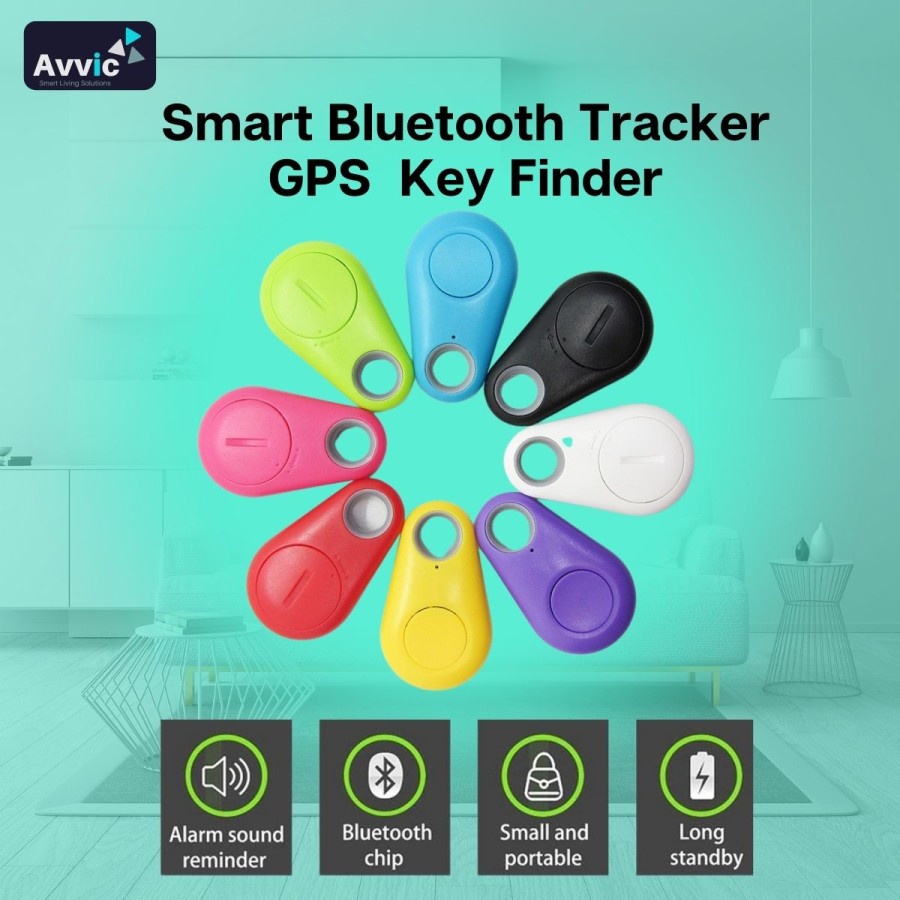 Smart Tag Bluetooth Tracker GPS Anti Lost Alarm Wireless Key Finder