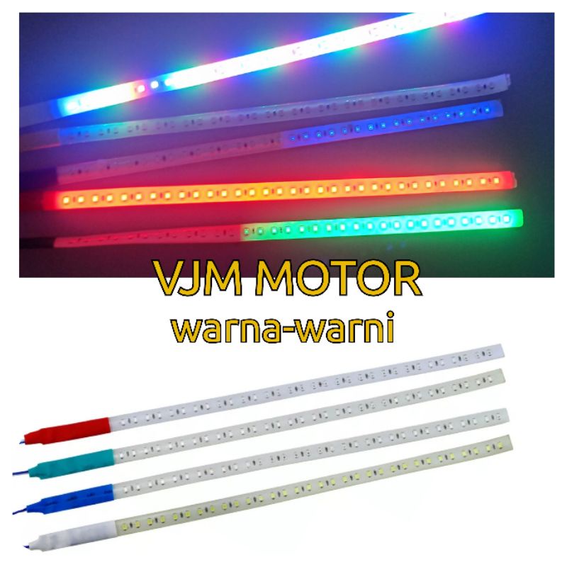 Lampu alis Led Lampu kolong Warna warni 30 cm Flexible Universal motor