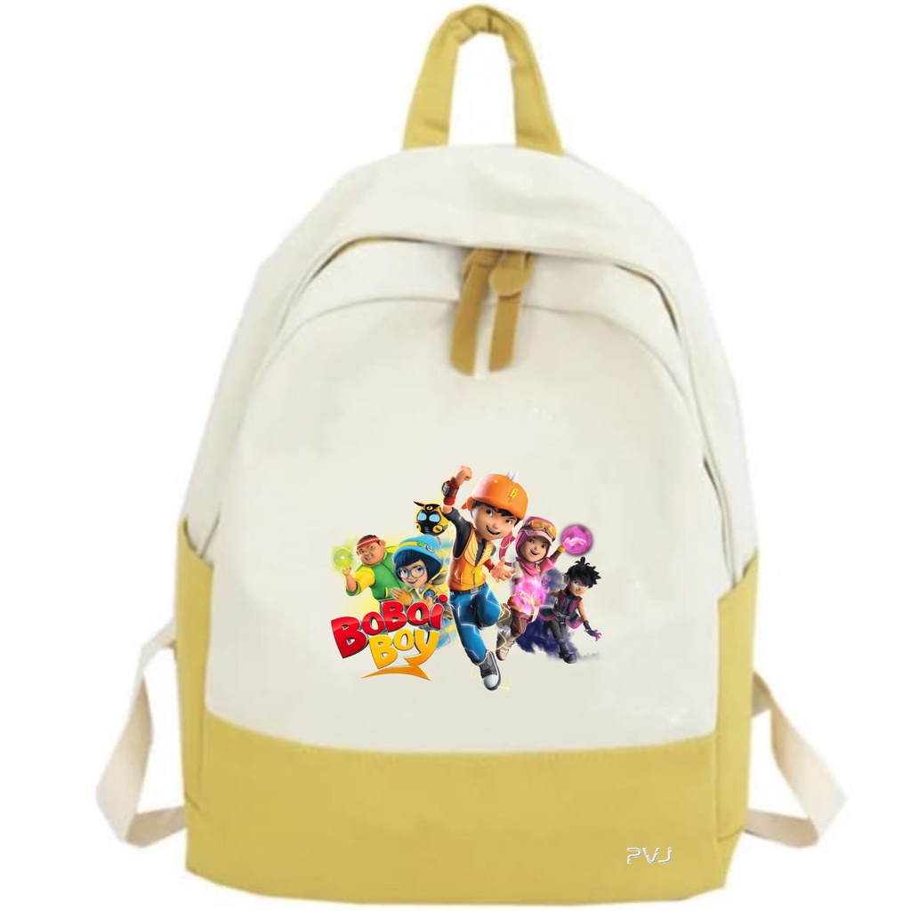 PVJ Tas Boboiboy Ransel Sekolah Anak Laki Laki SD Backpack School