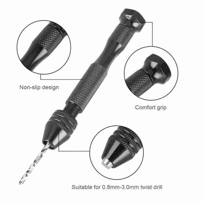 Bor Tangan Manual / Mini Hss Twist Drills Cocok Untuk Kayu Plastik Papan Akrilik