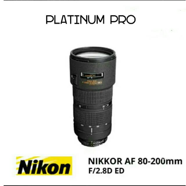 Lensa Nikon Af 80 200mm F 2 8d Ed Nikkor Shopee Indonesia