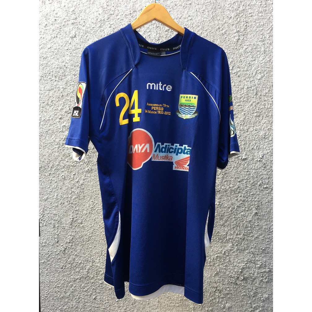 Jersey Persib Bandung home 2012 original authentic Mitre spesial ultah PERSIB