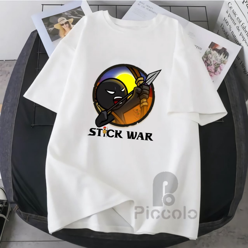 BAJU ANAK KAOS ANAK STICK WAR BAHAN PREMIUM