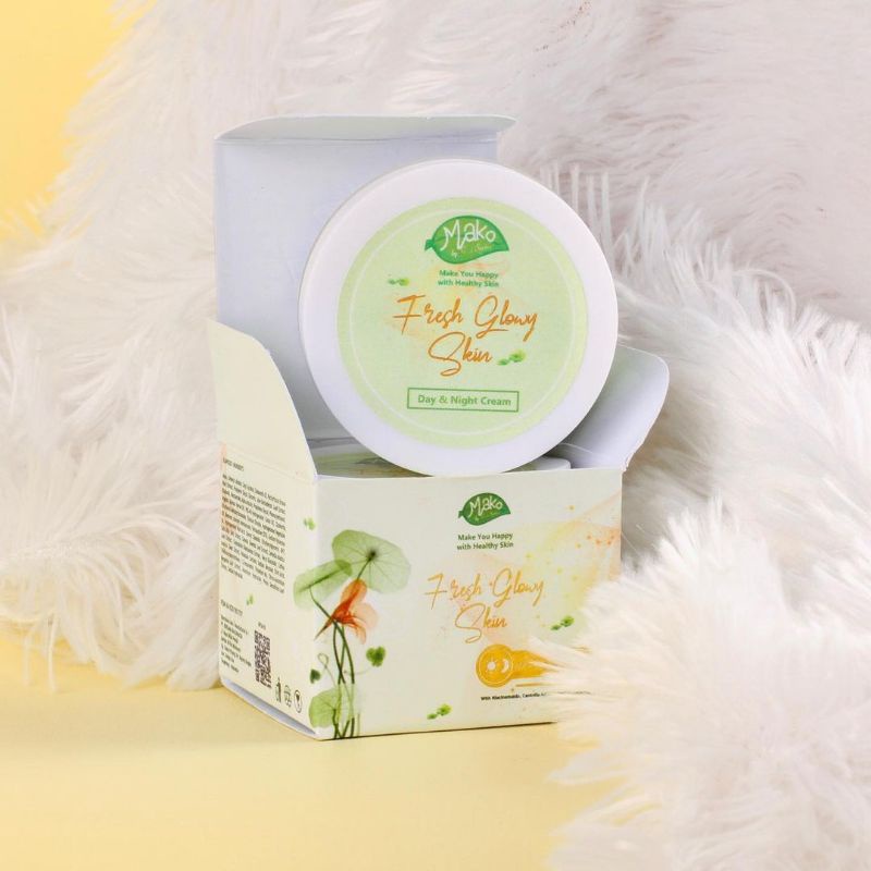 Mako By Seris Fresh Glowy Skin Day Night Cream Sleeping Mask Bpom Shopee Indonesia