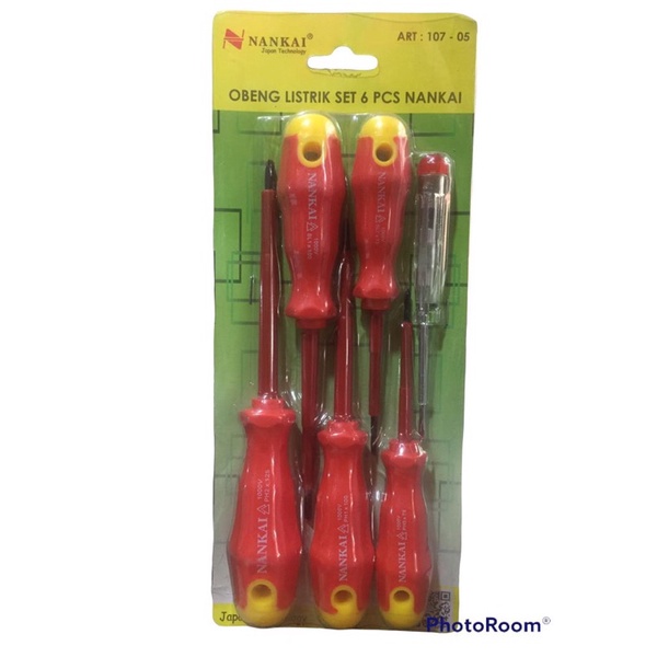 OBENG LISTRIK SET 6 PCS NANKAI