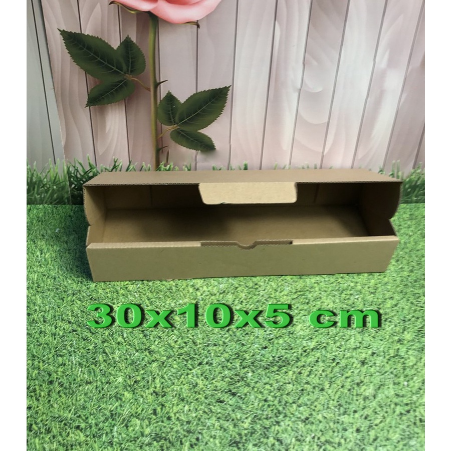 

Kardus Packing Dus Die Cut Kotak Karton Kemasan Kado Hadiah Gift Box Hampers Packaging Coklat 30x10x5