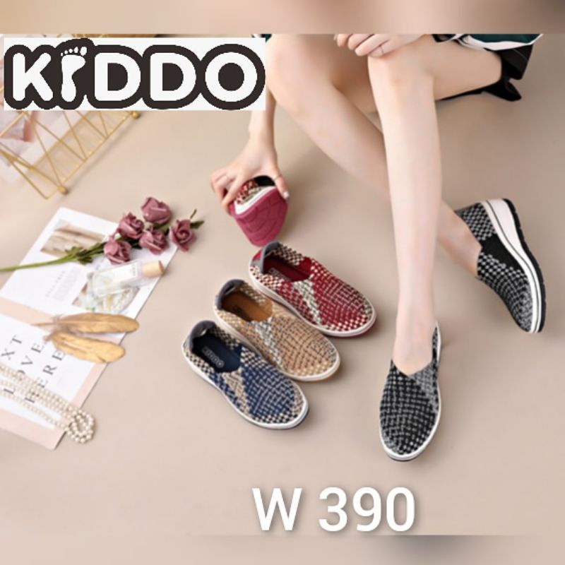 Sepatu Rajut KIDDO W390 WEDGES ORIGINAL