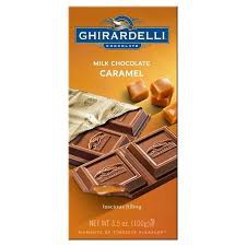 

Ghirardelli Milk Chocolate Caramel Bar 100g