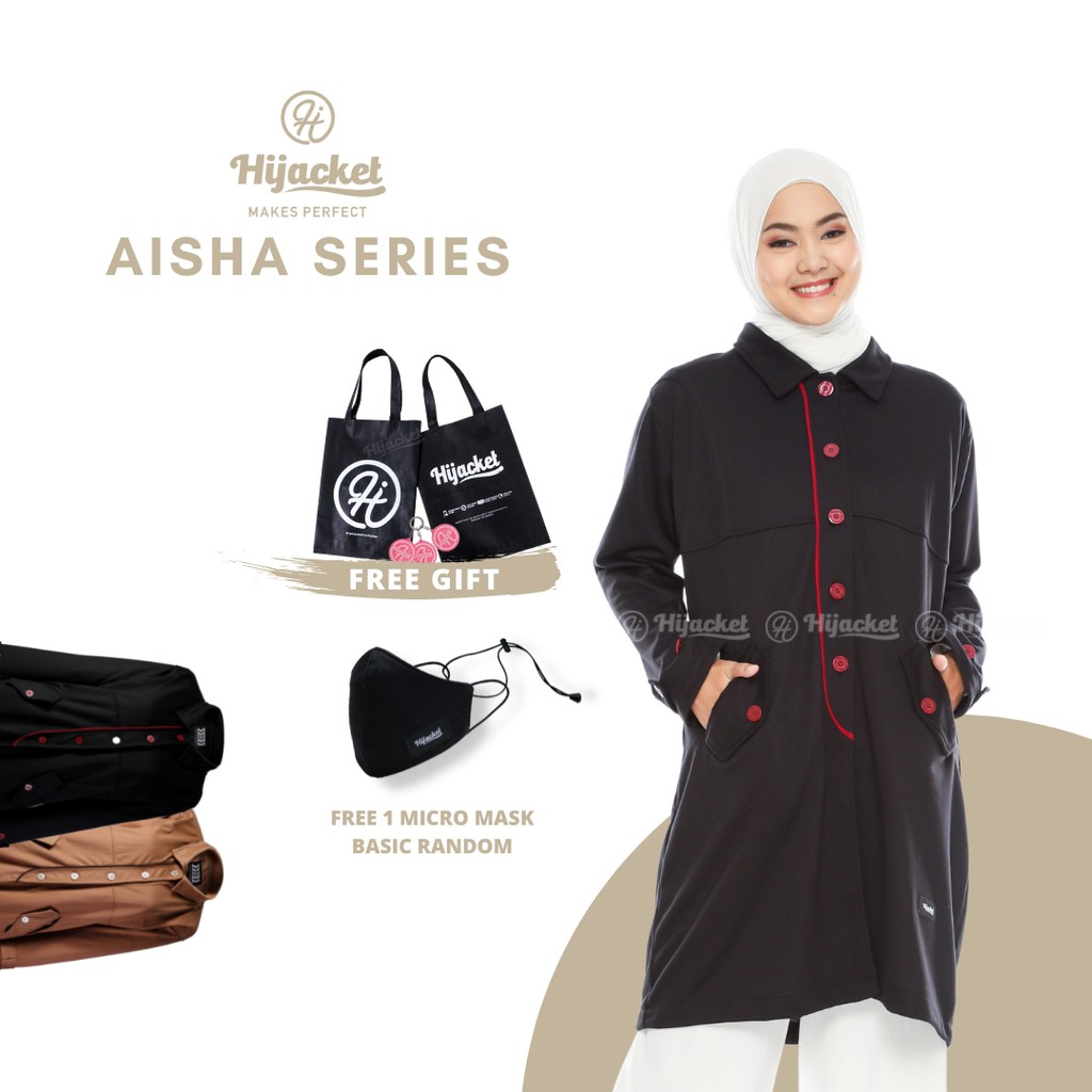 Hijacket Aisha Muslimah / Jaket Hijaber Muslimah