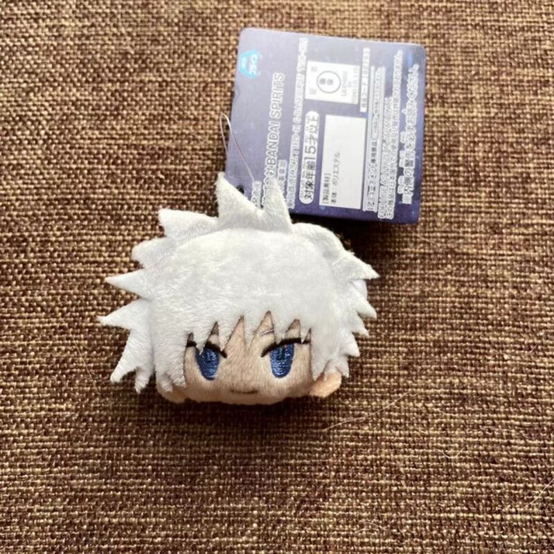 Cartoon Animation Jujutsu Kaisen Brooch Pin Pendant Plush Stuffed Toys Cute Pendant Bag Decoration