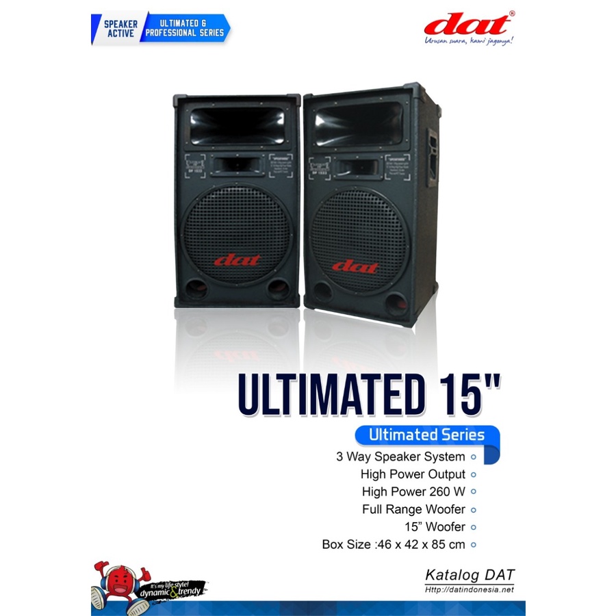 SPEAKER PASSIVE DAT ULTIMATED 15