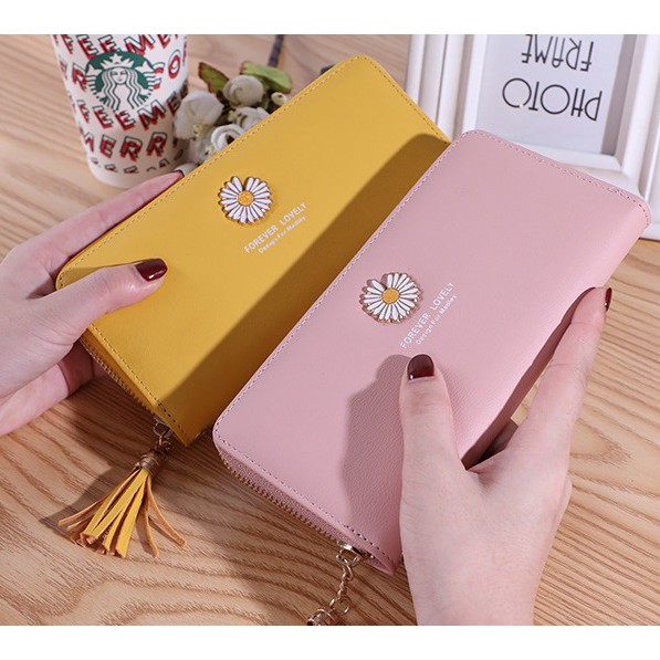 Ennwen W87 Dompet Panjang Wanita Daisy Flower Colorfull Ennwen W87 Dompet Panjang Wanita Daisy Flower Colorfull