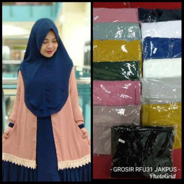 KHIMAR 2 LAYER OVAL