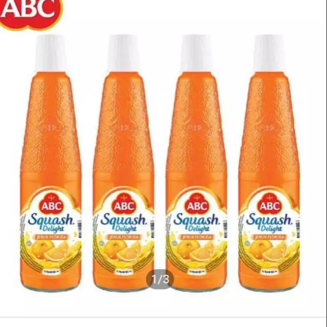 

Sirup ABC squash per botol