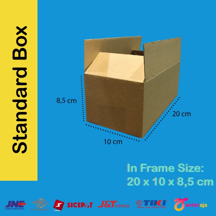 KARDUS KARTON UK 20x10x8,5 CM KOTAK DUS HADIAH KADO PACKING HAMPERS