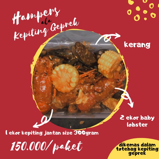 

Hamper ala Kepiting Geprek