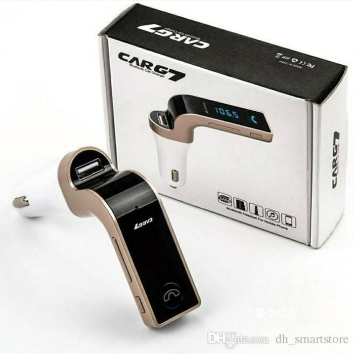 CAR CHARGER BLUETOOTH + FM RADIO 3IN1 CARG7 - CHARGER MOBIL + FM RADIO