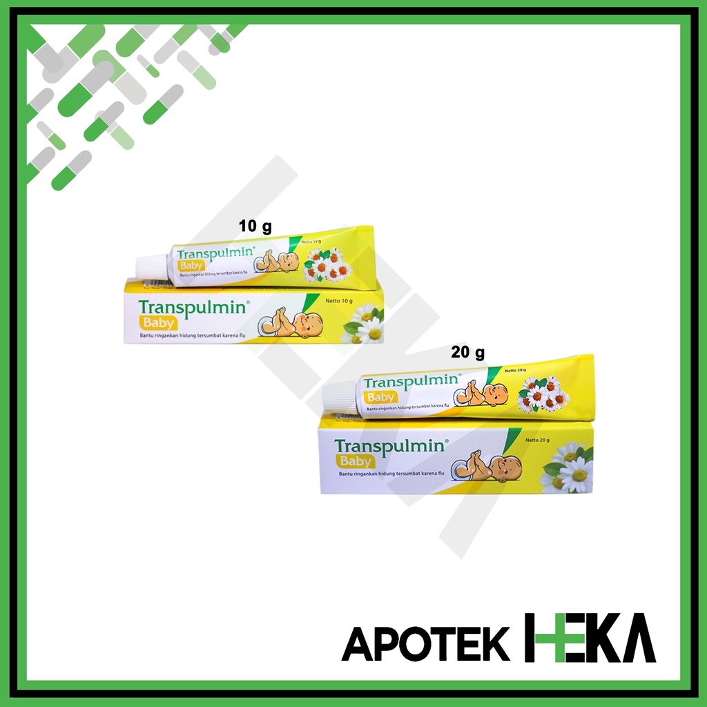 Transpulmin Baby Balsam - Ringankan Hidung Tersumbat Bayi 10 g / 20 g (SEMARANG)