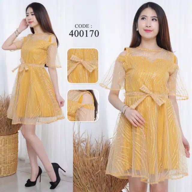 DRESS BRUKAT/DRESS/DRESS NAGITA/MURAH/DRESS POLOS/LARIS