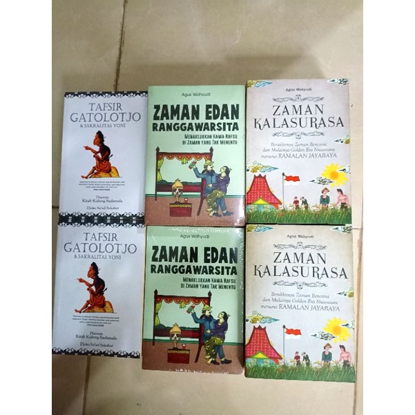 ( PROMO BUKU MURAH ORIGINAL ) BUKU SASTRA / TAFSIR GATOLOTJO / ZAMAN KALASURASA / ZANAN EDAN RANGGAW