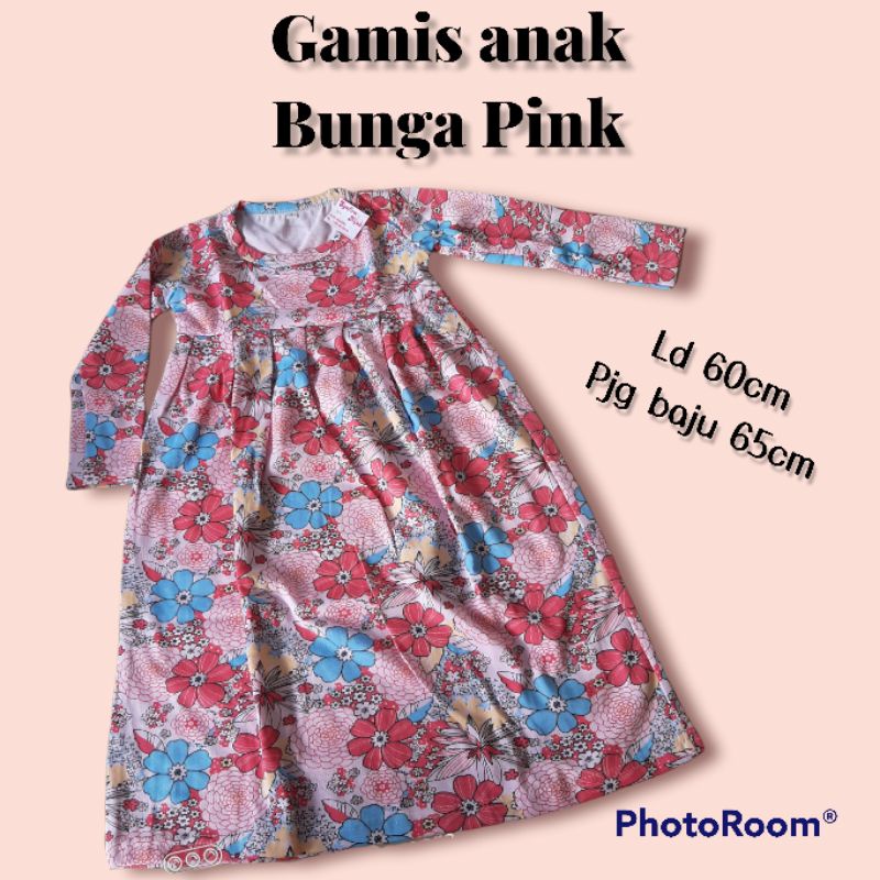Gamis daster anak bahan kaos
