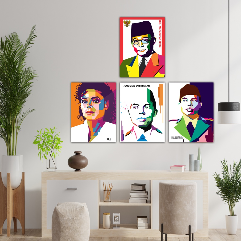 Hiasan Dinding Minimalis Walldecor Pajangan Dekorasi Pop Art