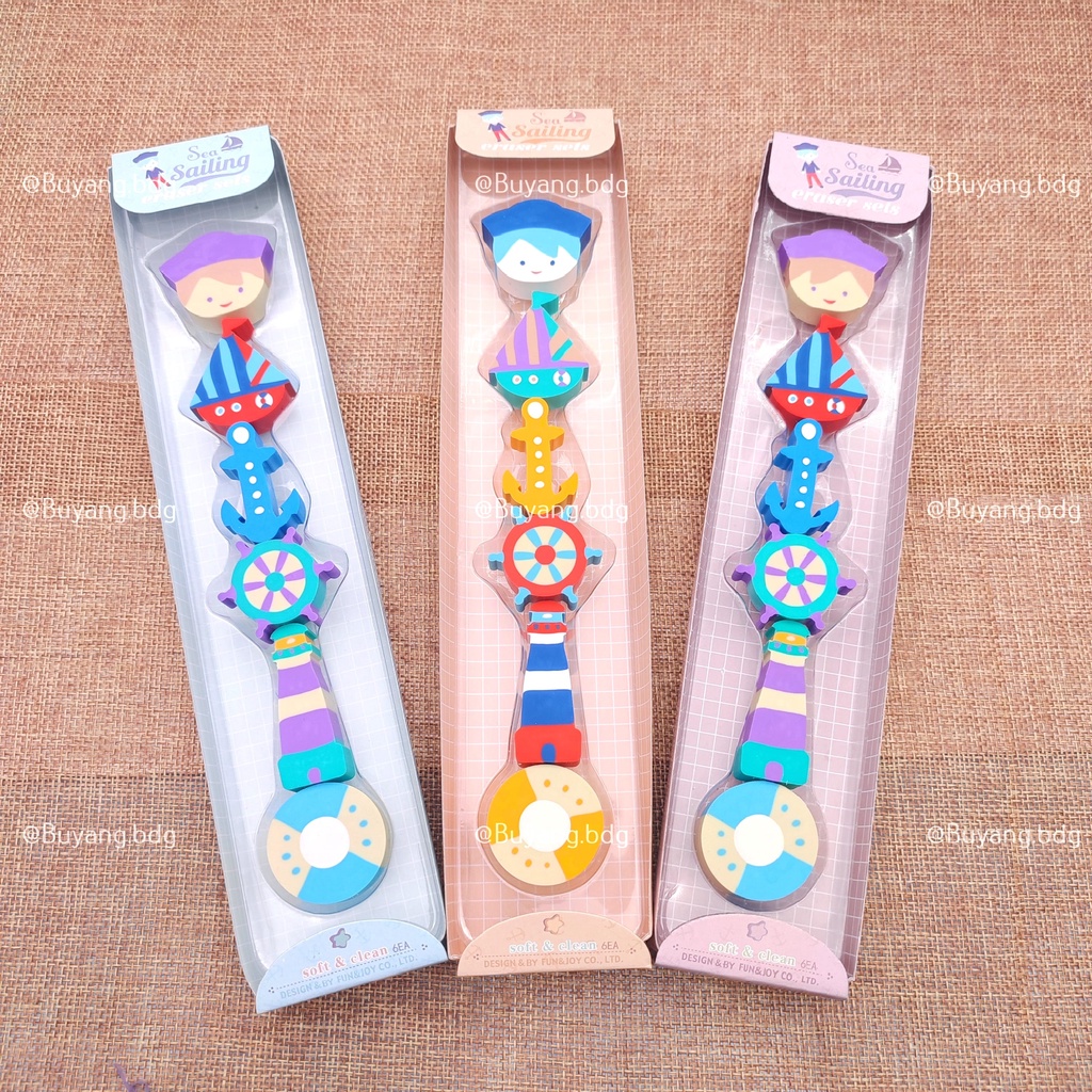 

Eraser/Penghapus Set IM1411 HC-05771 Sea Sailing