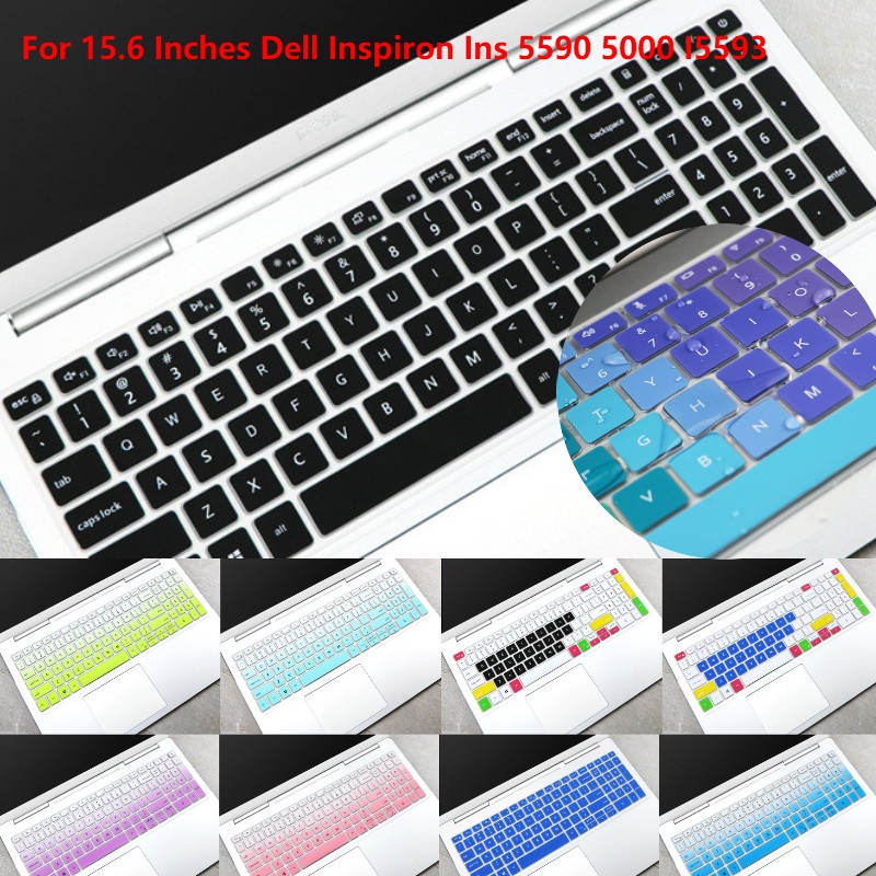 For 15.6 Inches Dell Inspiron Ins 5590 5000 I5593 Soft Ultra-thin Silicone Laptop Keyboard Cover Protector