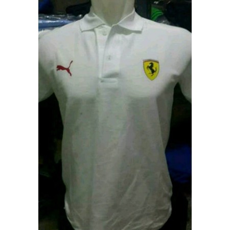 KAOS POLO FERRARI , KAOS KERAH FERRARI , POLO SHIRT FERRARI