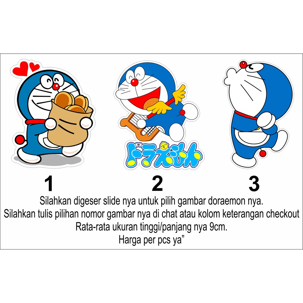 

Stiker printing gambar doraemon, pilih bebas stiker doraemon