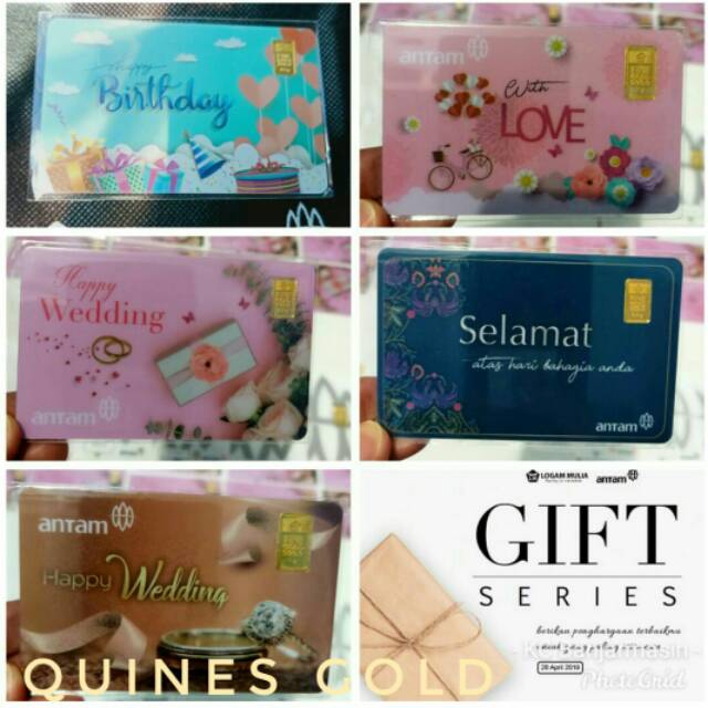 Antam Gift Series 0,5 gram & 1 gram