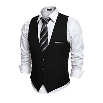 VEST / ROMPI FORMAL PRIA NIKAYU SLIMFIT WARNA HITAM LIST PUTIH PRESS BODY (S,M,L,XL) FULL FURING ORIGINAL