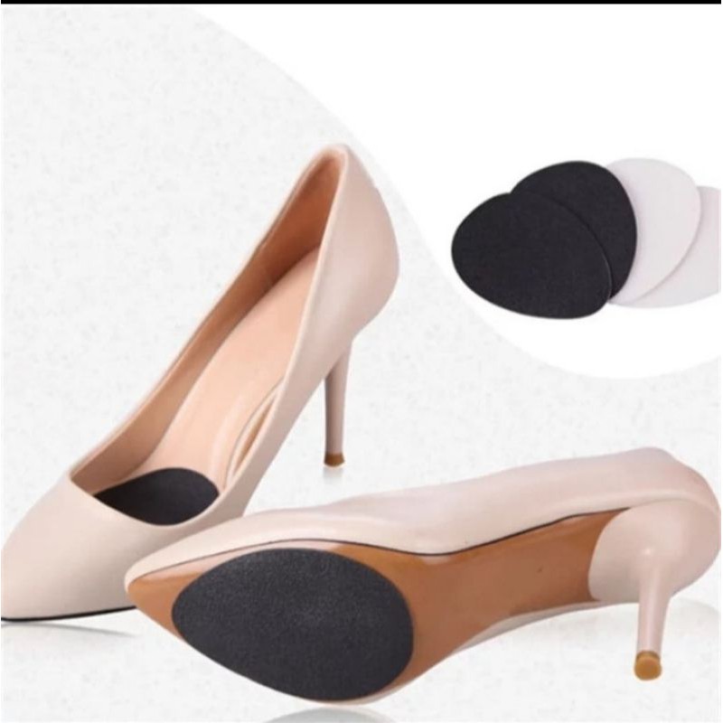 Protector Insole Pelindung High Heels Anti Slip Sticker Sol Sepatu Bantalan Kaki Depan Pereda Nyeri