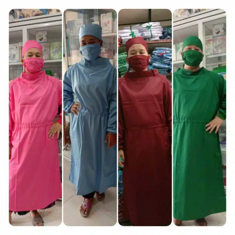 Surgical Gown/Baju Bedah / jubah gown/ Gown Operasi/american driil