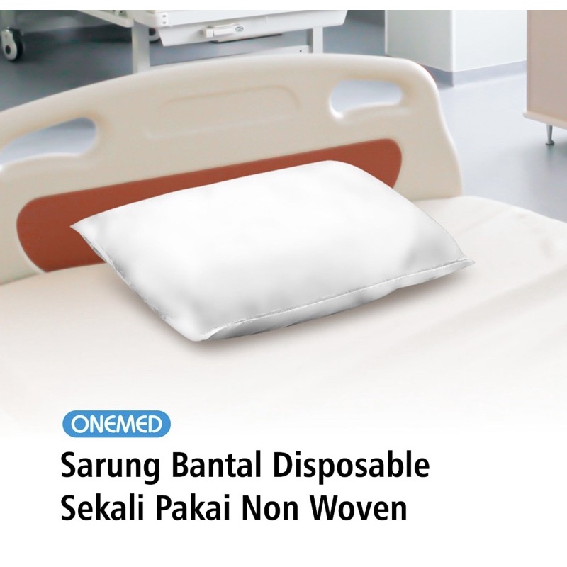 Sarung Bantal Sekali Pakai Traveling Bepergian Non Woven Disposable