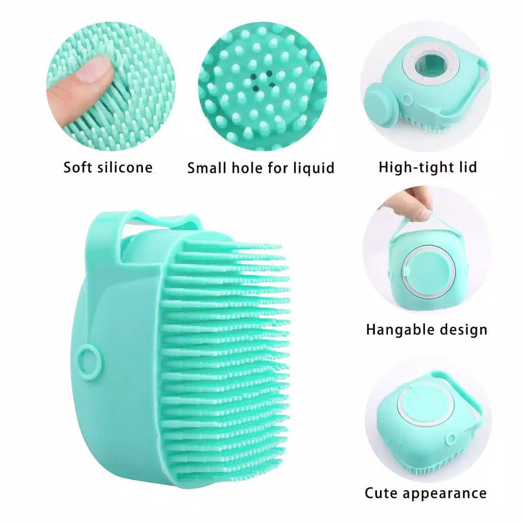 # HJ # Sikat Mandi Silikon Sikat Badan Mandi Bubble Bath Shower Brush / SIKAT MANDI SILIKON BUBBLE BATH BRUS SIKAT BADAN BAHAN SILICON 2.SISI