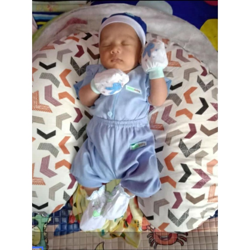 39 pcs Paket SNI Murah Perlengkapan Bayi Lahir Newborn Kado Setelan Baju Bayi Polos Celana Perempuan Laki Paket Hemat Baju Bayi Polos Popok Bedong Topi Sarung Tangan Kaos Kaki