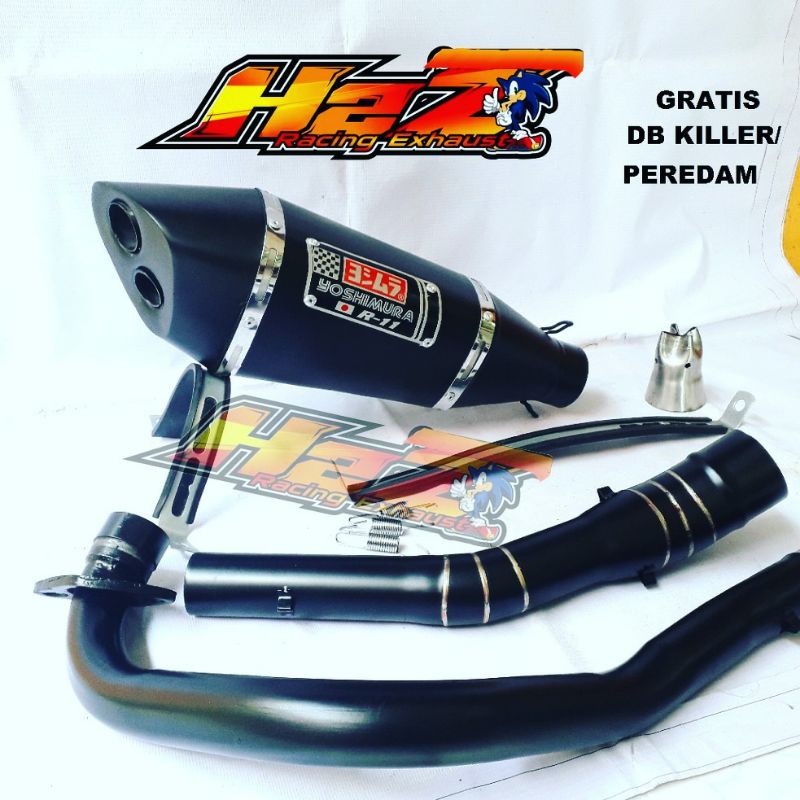 Knalpot Nmax Aerox Pcx Vario Mio Fino Scoopy dll Yoshimura R11