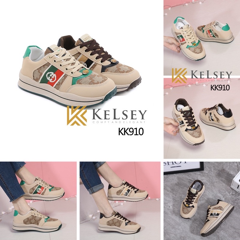 (GRATIS ALAS KAKI) Nicole Sepatu Sneakers Wanita Kelsey KK920