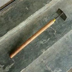 Pacul Cangkul Taman Kebun Mini Gagang Kayu Panjang