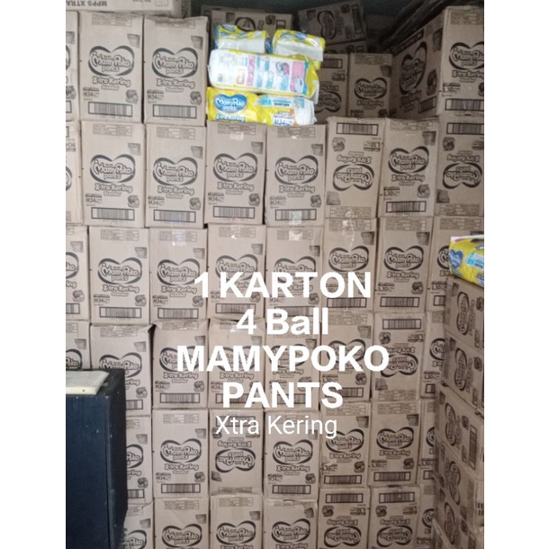 1 DUS Isi 4 Ball Mamypoko Pants Xtra Kering Murah || Mamypoko Pants S40/M34/L30/XL26 1 Dus || Mamypo